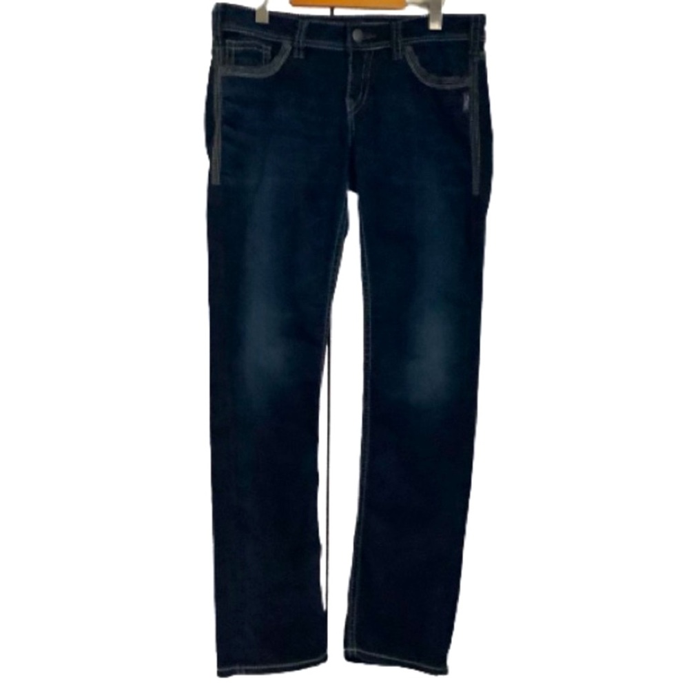 SILVER “BERKLEY” DARK WASH JEANS SIZE 32